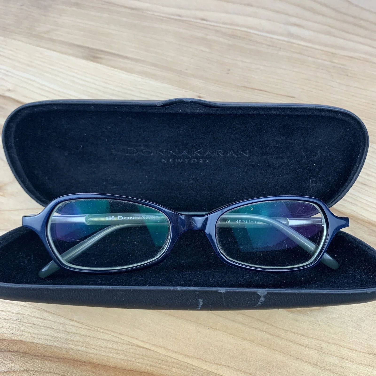 DONNA KARAN 8805 231 Eyeglasses FRAMES ONLY 49-17-135 Made in Japan w/case 3