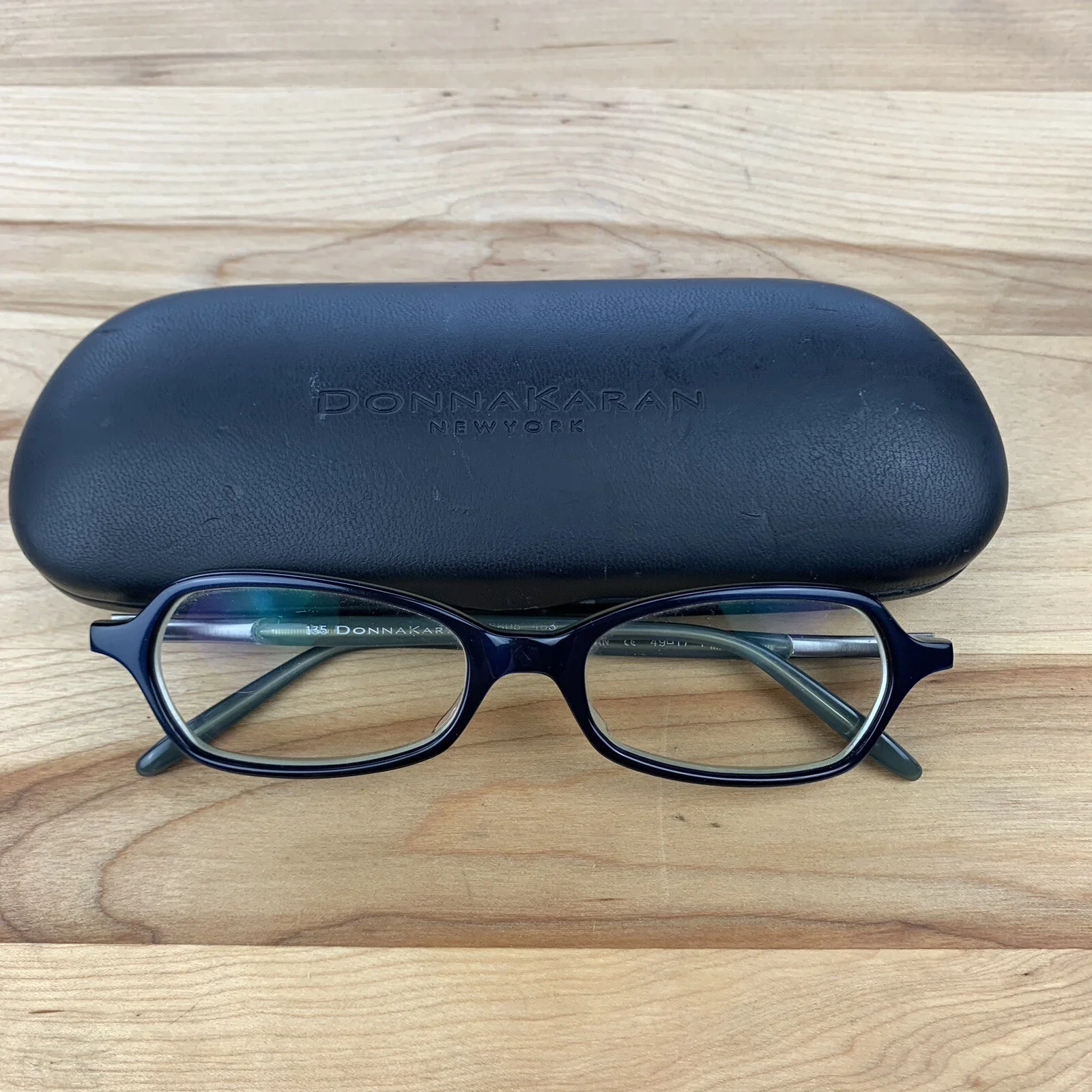 DONNA KARAN 8805 231 Eyeglasses FRAMES ONLY 49-17-135 Made in Japan w/case 4
