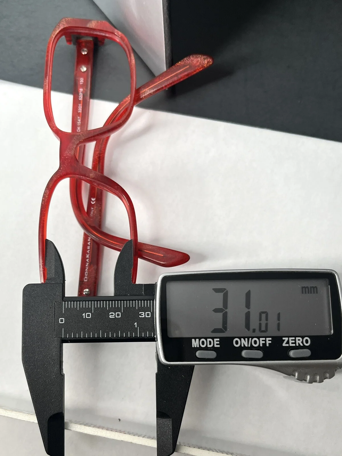 Donna Karan Eyeglasses Frames DK1547 3201 Red 52-16-130 Made in Italy 2