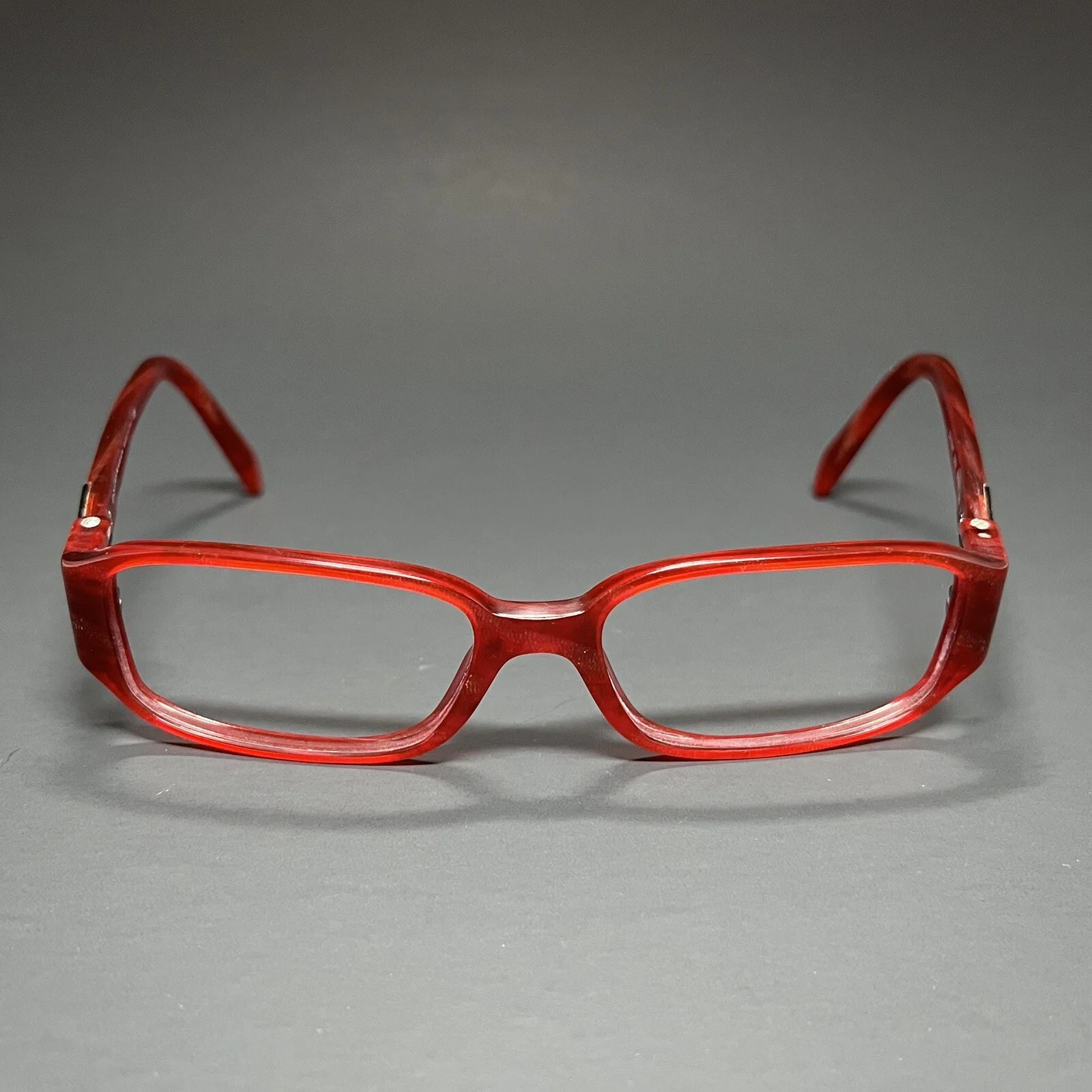 Donna Karan Eyeglasses Frames DK1547 3201 Red 52-16-130 Made in Italy 3