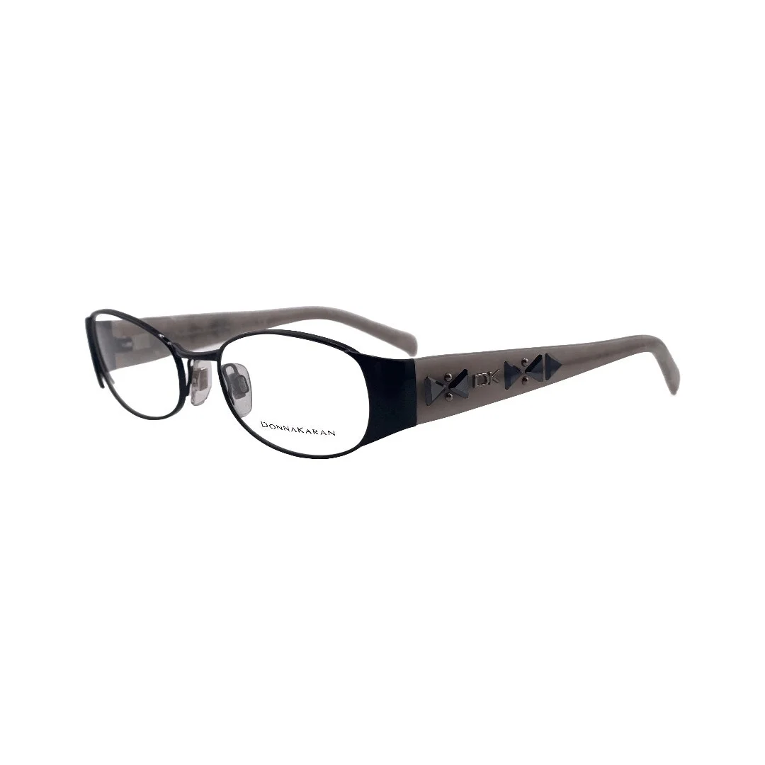 Donna Karan Womens Eyeglasses Frames Black And Silver Frames Only Made in Italy♡ 3